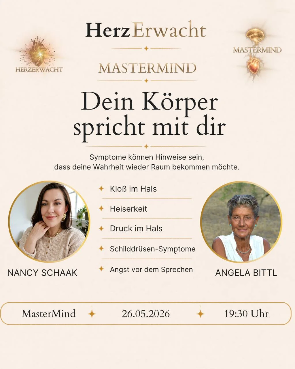 Dein Körper spricht mit dir Kampagnenmotiv