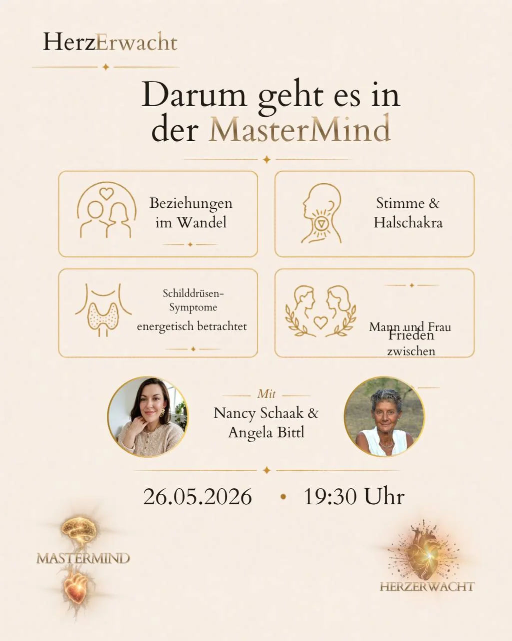 Frieden zwischen Mann und Frau mit Nancy Schaak und Angela Bittl
