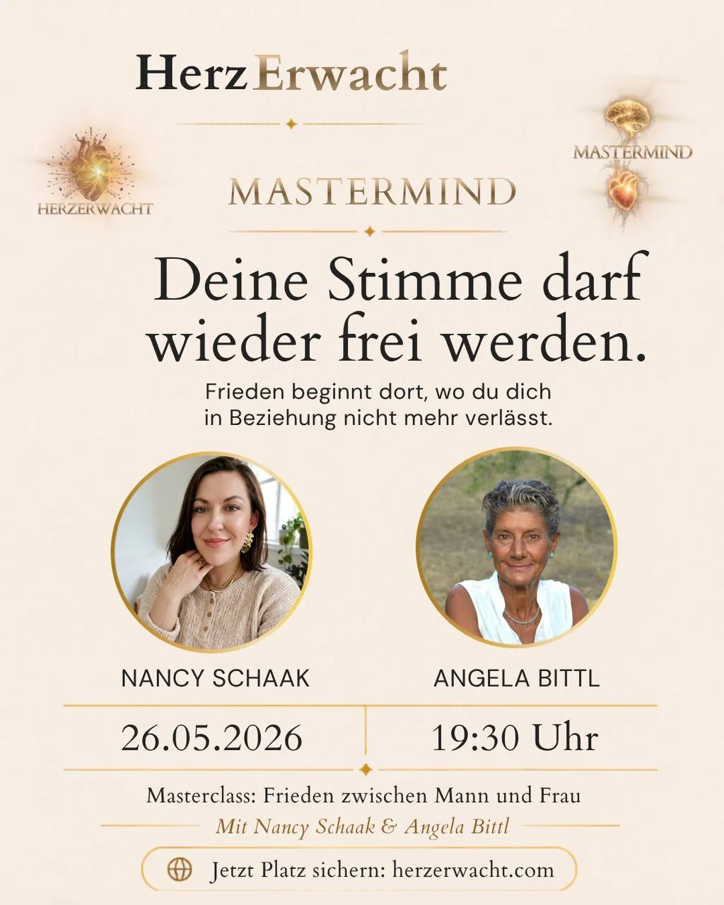 Deine Stimme darf wieder frei werden Kampagnenmotiv
